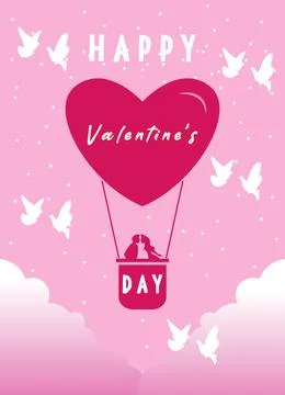 Happy Valentine Stock Illustration