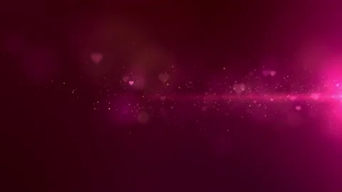 Happy Valentine Theme Particles Background Stock Footage 169864459