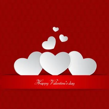 Happy Valentine's Day Background Stock Illustration