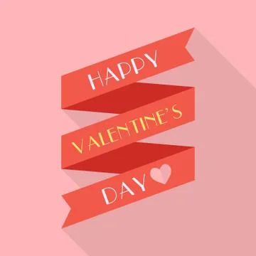 Happy Valentines Day card Stock Illustration