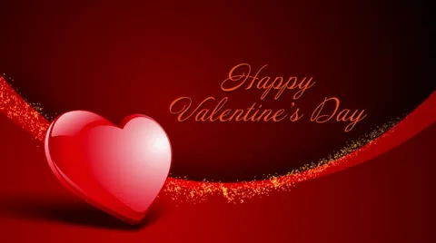 Happy Valentines Day Stock Footage 20537028