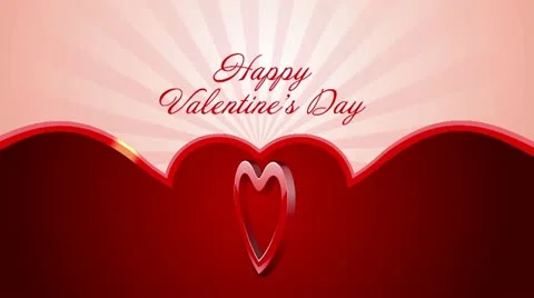 Happy valentines Day Stock Footage 20537142