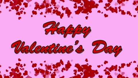 Happy Valentine's Day Stock Footage 100852016