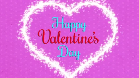 Happy valentines day Stock Footage 146202641