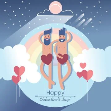 Happy Valentines Day greeting card Stock Illustration