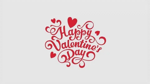 Happy Valentine's Day Greeting Stock Footage