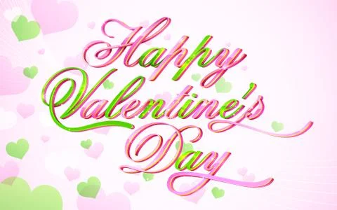 Happy Valentine's Day Stock Illustration