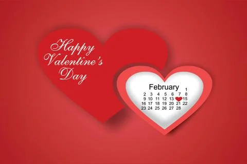 Happy valentine's day Stock Illustration