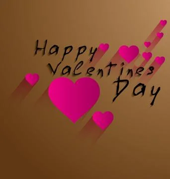 Happy valentines day Stock Illustration