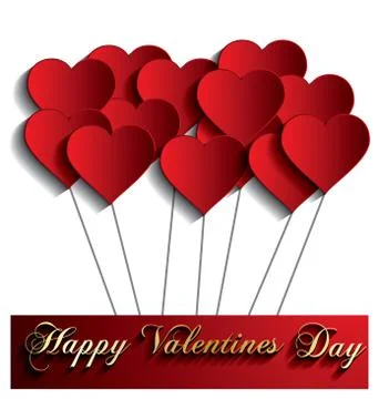 Happy valentines day Stock Illustration