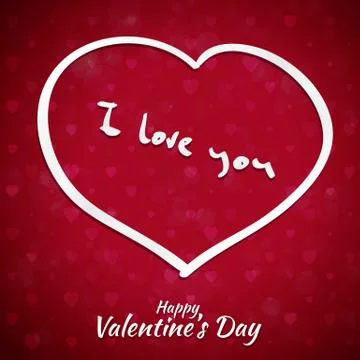 Happy valentines day Stock Illustration