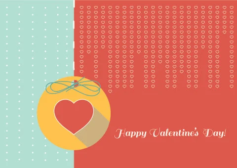 Happy Valentine's Day! Stock Illustration