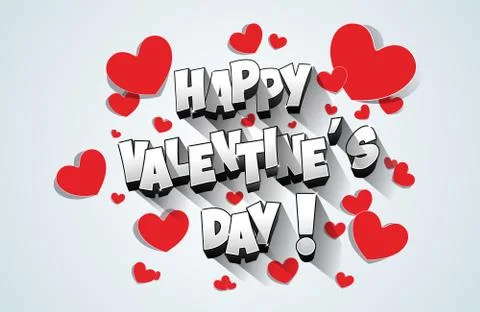 Happy Valentine's Day Stock Illustration