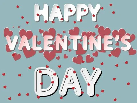 Happy valentines day 스톡 일러스트