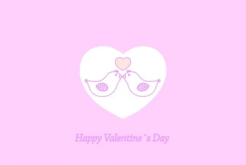 Happy Valentines day Stock Illustration