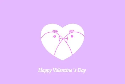 Happy Valentines day Stock Illustration