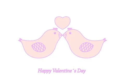 Happy Valentines day Stock Illustration
