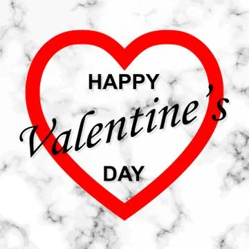 Happy Valentines day Stock Illustration
