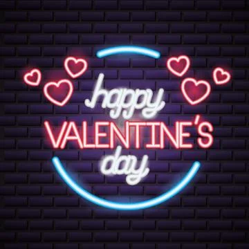 Happy valentines day Stock Illustration