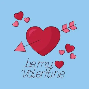 Happy valentines day 스톡 일러스트