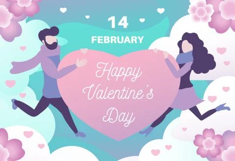 Happy Valentine's Day Stock Illustration