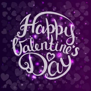 Happy Valentines Day. Stock Illustration