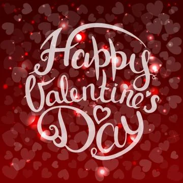 Happy Valentines Day. Stock Illustration