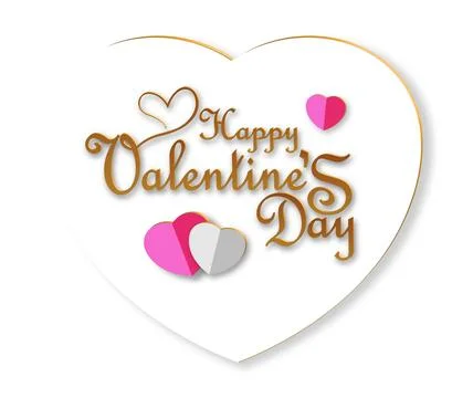 Happy Valentine's day Stock Illustration