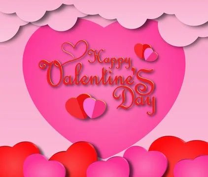 Happy valentines day Stock Illustration