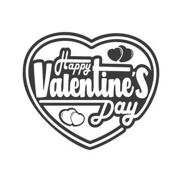 Happy valentine's day Stock Illustration
