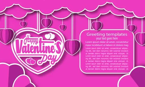 Happy valentine's day Stock Illustration