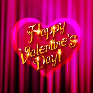 Happy valentine's day Stock Illustration