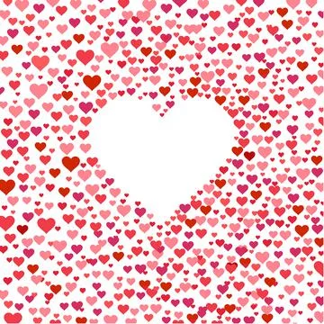 Happy Valentines Day Postcard Stock Illustration