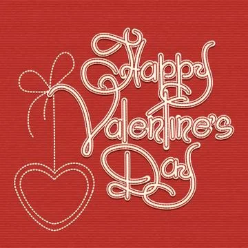 Happy Valentines Day Theme Stock Illustration