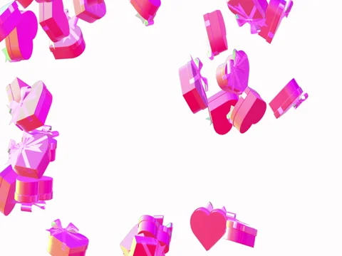 Happy Valentines Day Transition Stock Footage 83537636