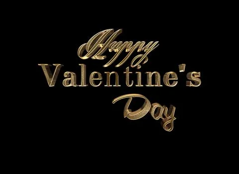 Happy Valentine's Day. Typographical , light, heart. Greeting card invitation Stock Illustration