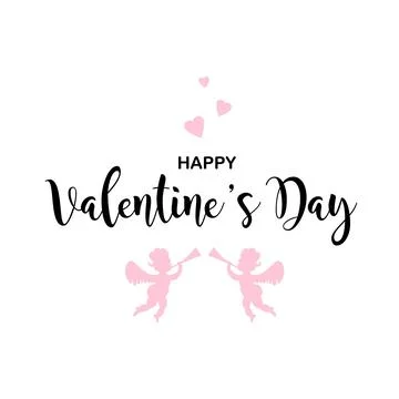 Happy Valentines Day vector illustration. Stock Illustration