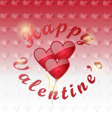 Happy valentines Stock Illustration