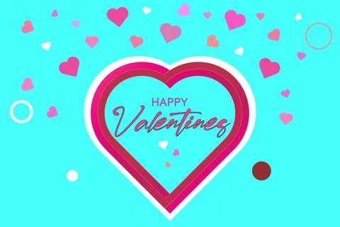 Happy valentines Illustrazione stock