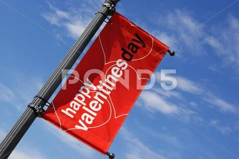 Happy valentines sign Stock Photos