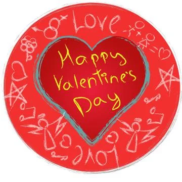 Happy valentin's day Stock Illustration