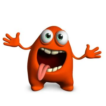 Happy virus Stock Illustration