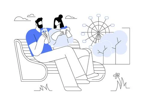 Happy weekend isolated cartoon vector illustrations. Stock Illustration