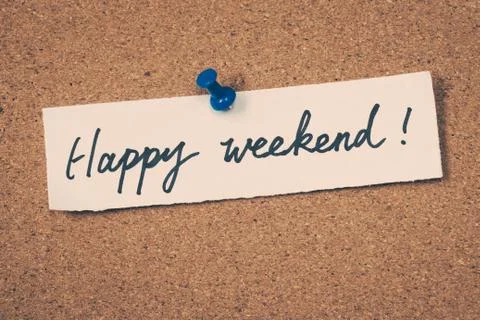 Happy weekend Stock Photos