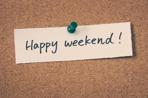 Happy weekend Stock Photos
