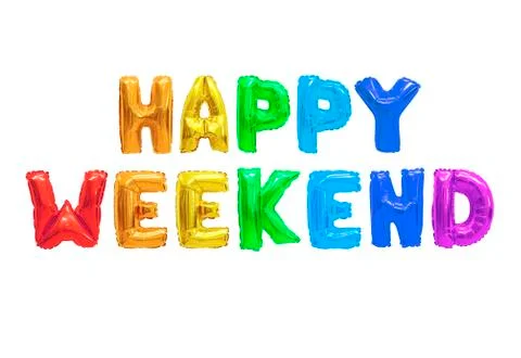 Happy weekend Stock Photos