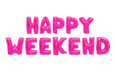 Happy weekend Stock Photos