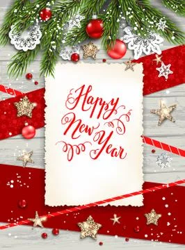 Happy white card Stock Illustration