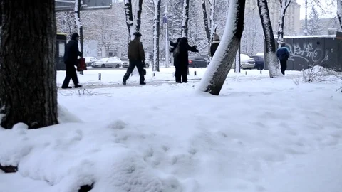 Happy Winter Stock Footage 82470163