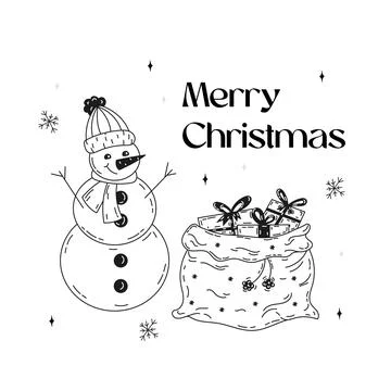 Happy winter holidays postcard Stock Illustration
